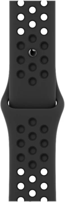 Спортивный ремешок Nike для Watch 41 мм, «антрацитовый/чёрный»(Спортивный ремешок Nike для Watch 41 мм, «антрацитовый/чёрный»)
